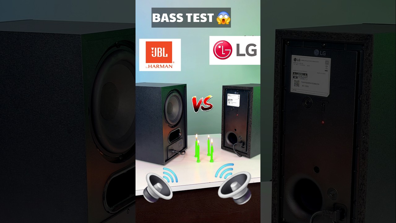 Jbl Cinema SB180 vs Lg S40T Soundbar | Side By Side Bass Test | Please Use Headphones 🎧 #lg #jbl