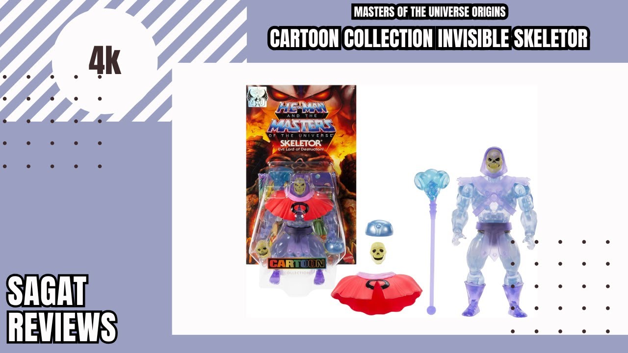 Masters of the Universe Origins Cartoon Collection Invisible Skeletor Action Figure