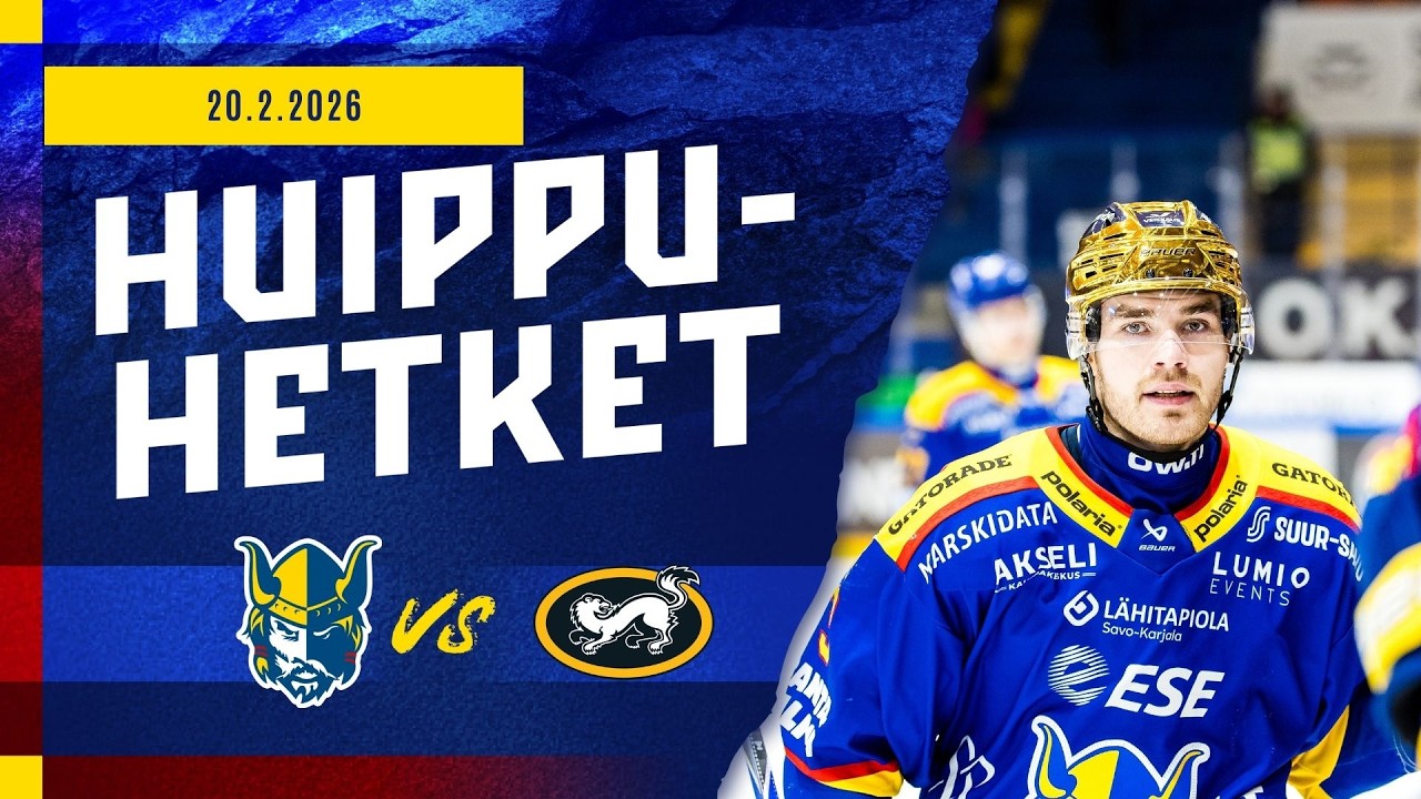Huippuhetket: Jukurit–Kärpät 20.2.2026