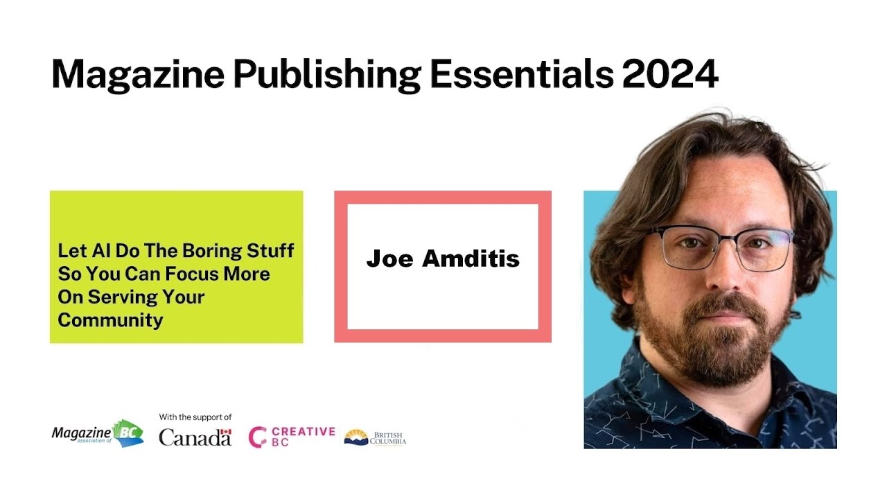 Let AI Do the Boring Stuff So You Can Focus More on Serving Your Community with Joe Amditis