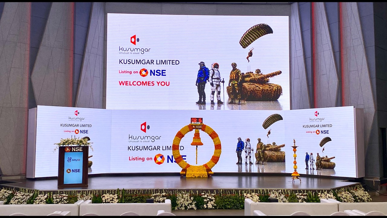 Listing ceremony of Kusumgar Limited