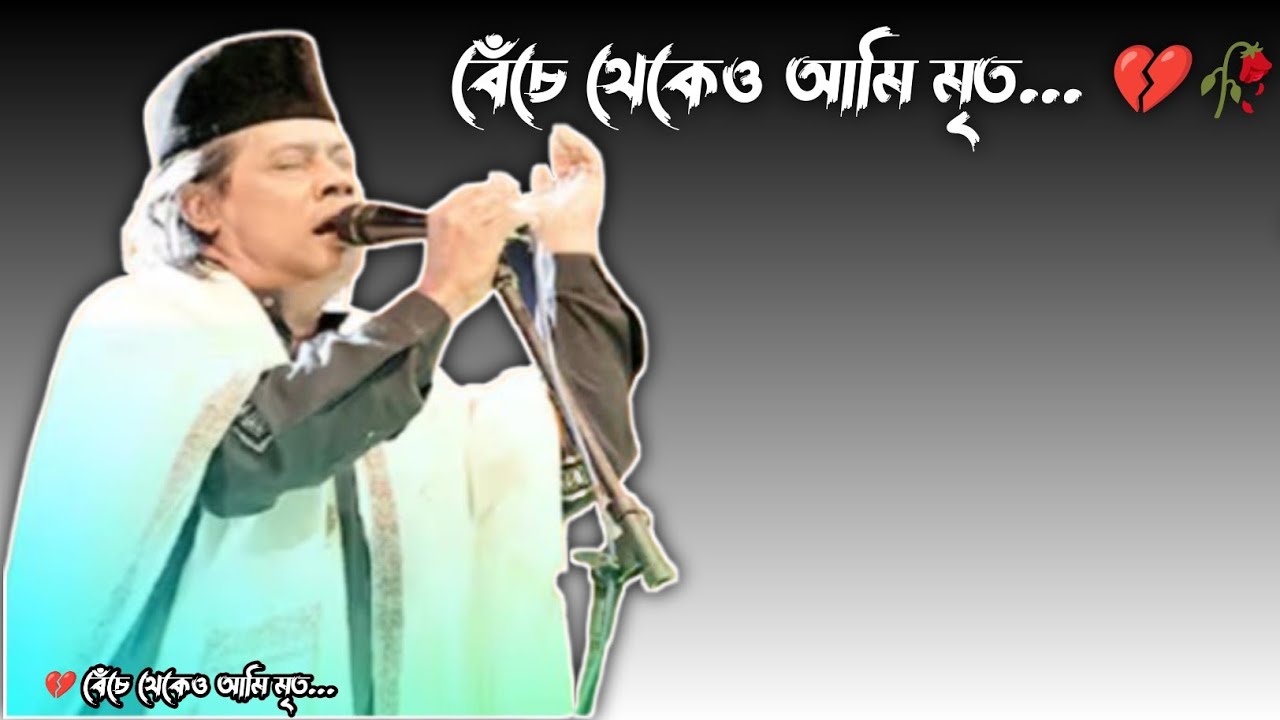 আমি একটা জিন্দা লাশ - বারী সিদ্দিকী | Ami Ekta Jinda Lash | কলিজা পোড়ানো বিরহের গান