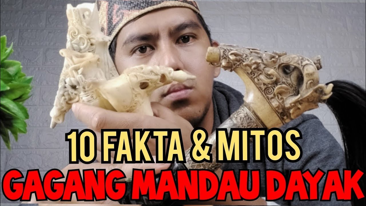 10 Fakta dan Mitos Gagang Mandau Dayak