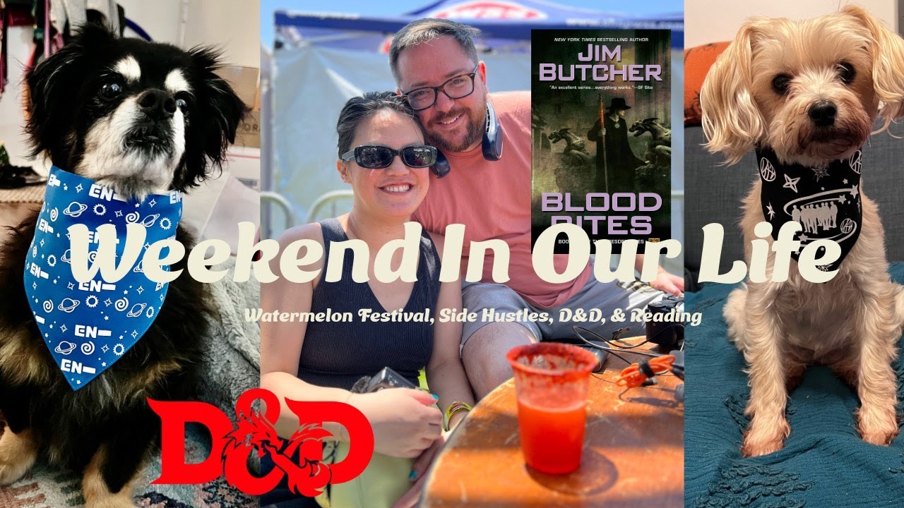🎥 Weekend Vlog | Watermelon Festival 🍉, D&D Session , Blood Rites 📖, + Princess Polly Try-On  |  004