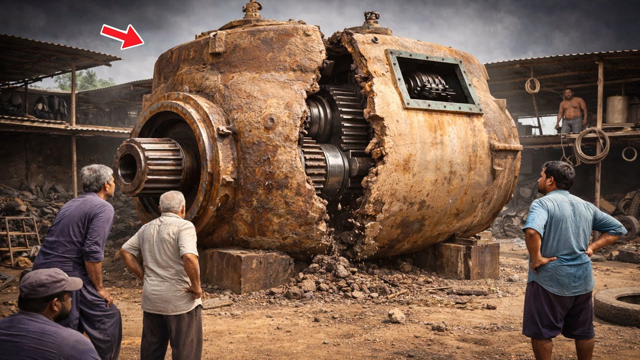 &ldquo;Big Excavator Transmission Burst During Heavy Work &ndash; Mechanic Repaired It Amazingly!&rdquo;