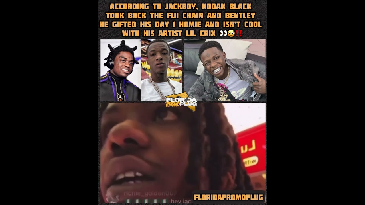 Kodak Black took back the Fiji chain and Bentley he gave his homie 
