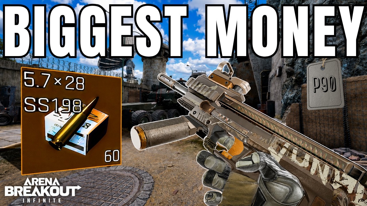 MY BIGGEST MONEY RAID ON ARMORY WITH P90  | Arena Breakout Infinite