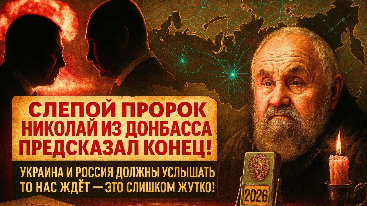 ТО, ЧТО НАС ЖДЁТ — ЖУТКО! Слепой провидец Николай Тарасенко предсказал Будующее России и Украины
