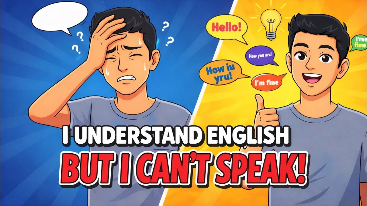 I Understand English But Can't Speak? 4 Min Fix! 🗣️
