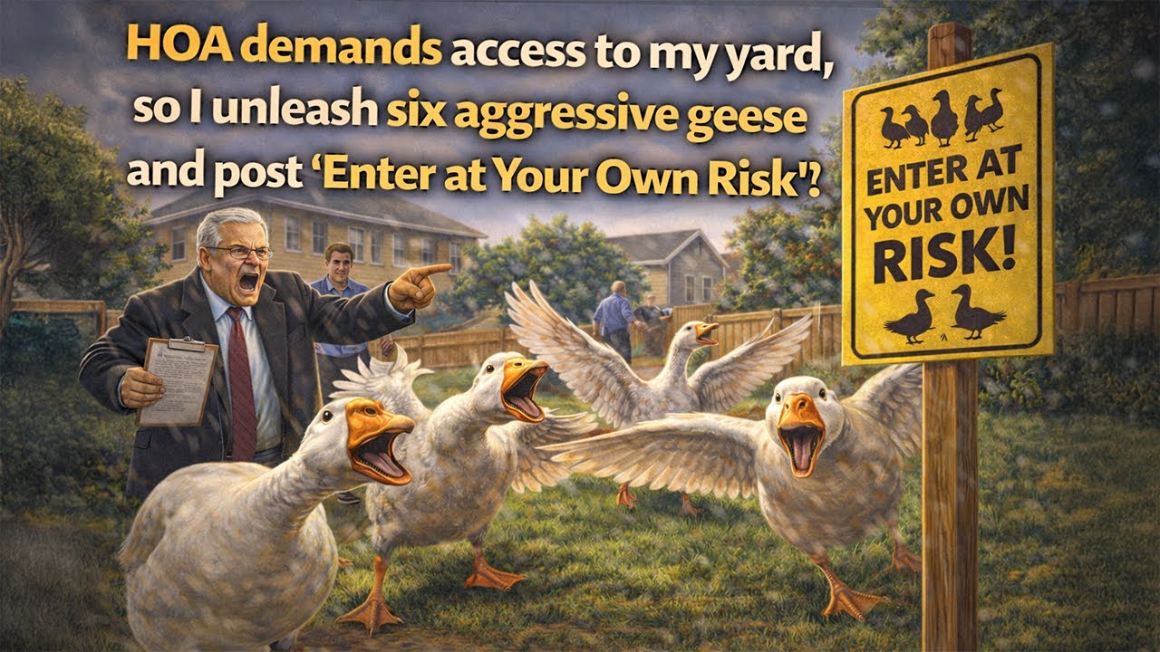HOA Demands Access, So I Fill My Yard With Aggressive Geese!