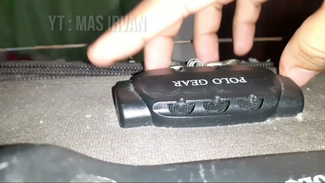 Cara Mudah Buka Koper Merek Polo Lupa Kode Kunci