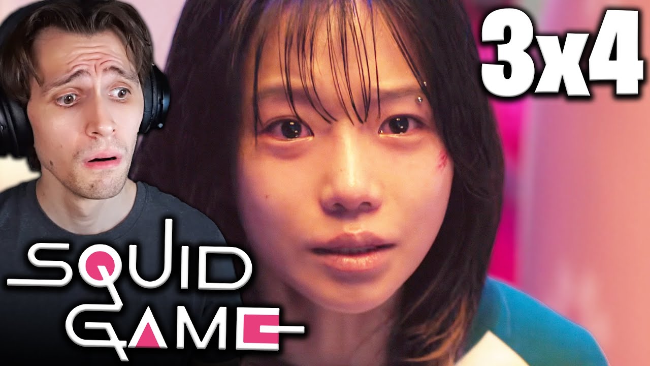 Squid Game 3x4 REACTION!! 