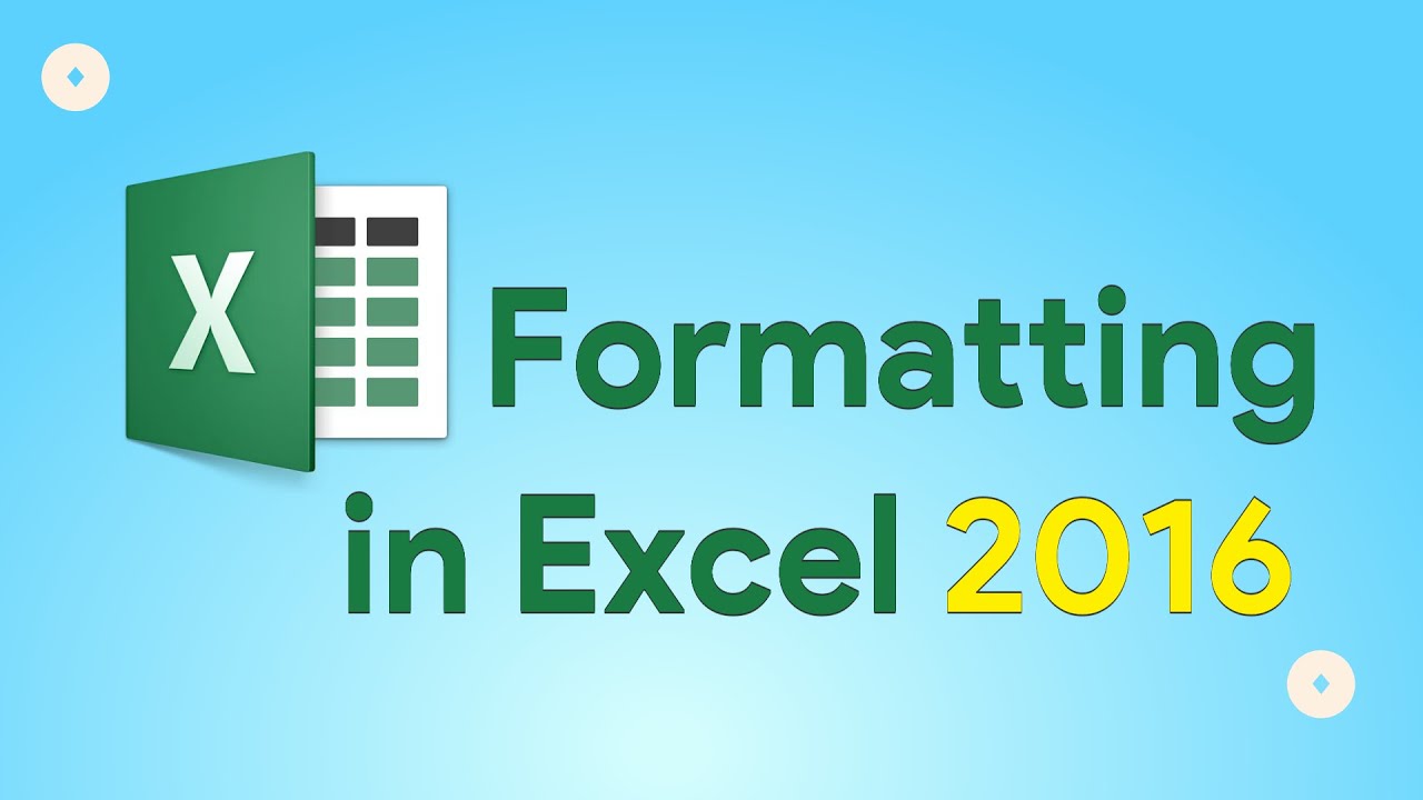 Chapter  2   Formatting in Excel 2016 | Cyber Code | Class 6
