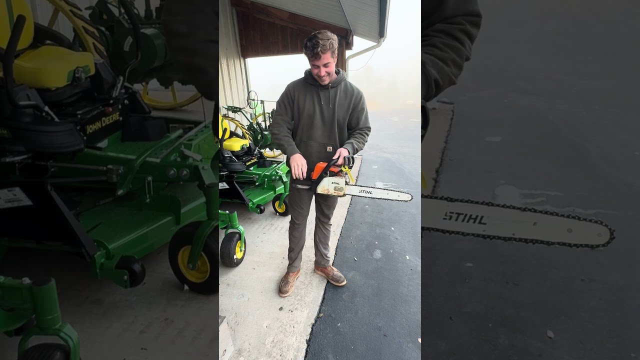 How-to start a Flooded STIHL Chainsaw