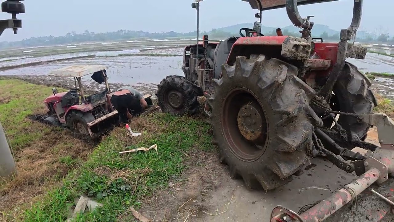 Cảnh lầy lội quá vất , xã lầy , giải cứu bằng con gl lên đông cơ DC 60, với tài già cũng hay lầy