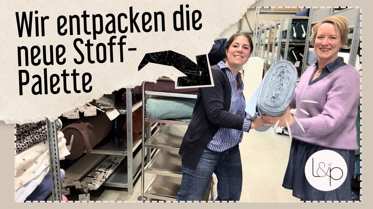 Wir entpacken die neue StoffPalette mit den Frühjahrs-Stoffen - Aus dem Atelier von lillesol & pelle