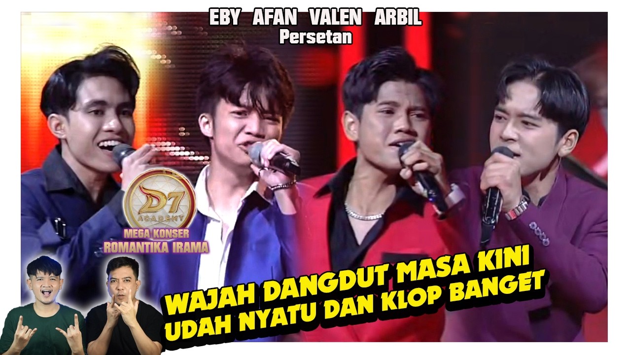 Wajah dangdut era Gen Z banget. Afan, Valen, Eby, & Arbil, Persetan. Mereka tuh udah nyatu banget