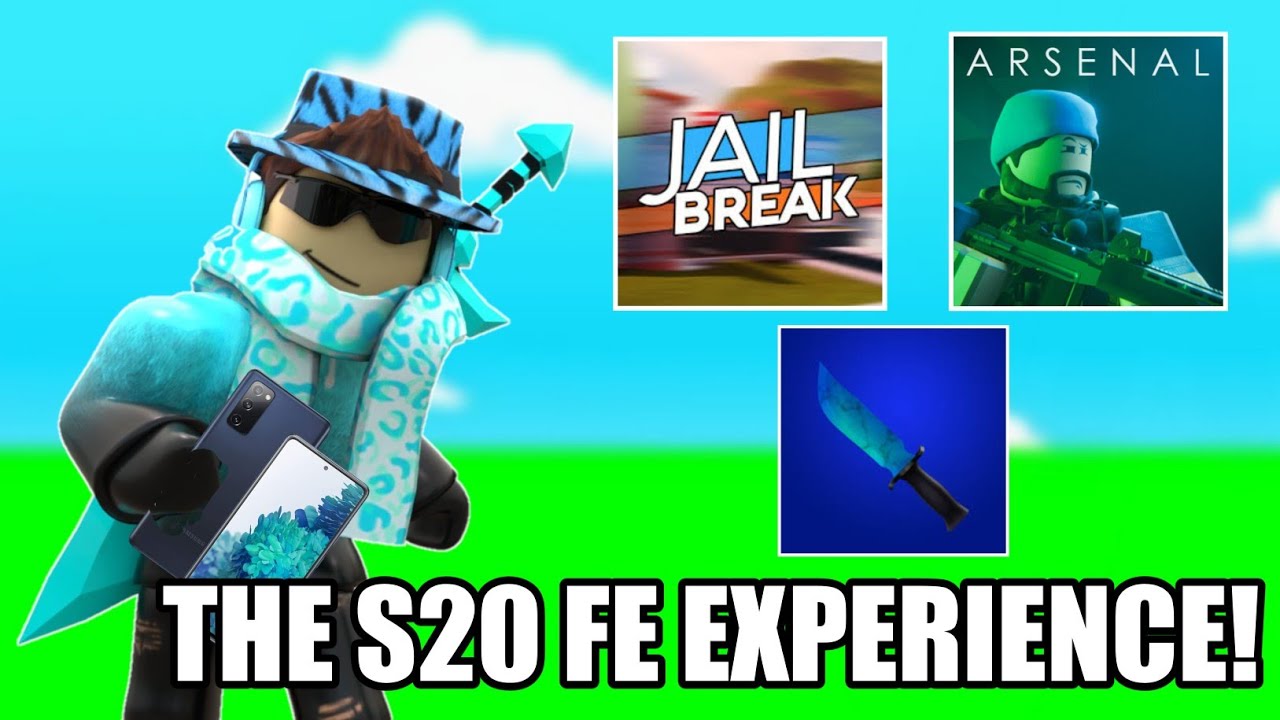 Playing Roblox on the Samsung S20 FE (The Experience is INSANE!)