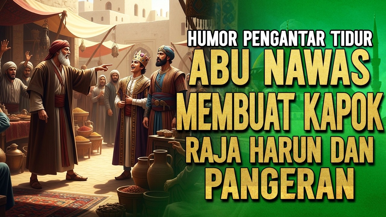 “Niat Menipu Rakyat, Abu Nawas Bikin Kapok Raja dan paneran || KISAH ABU NAWAS PENGATAR TIDUR