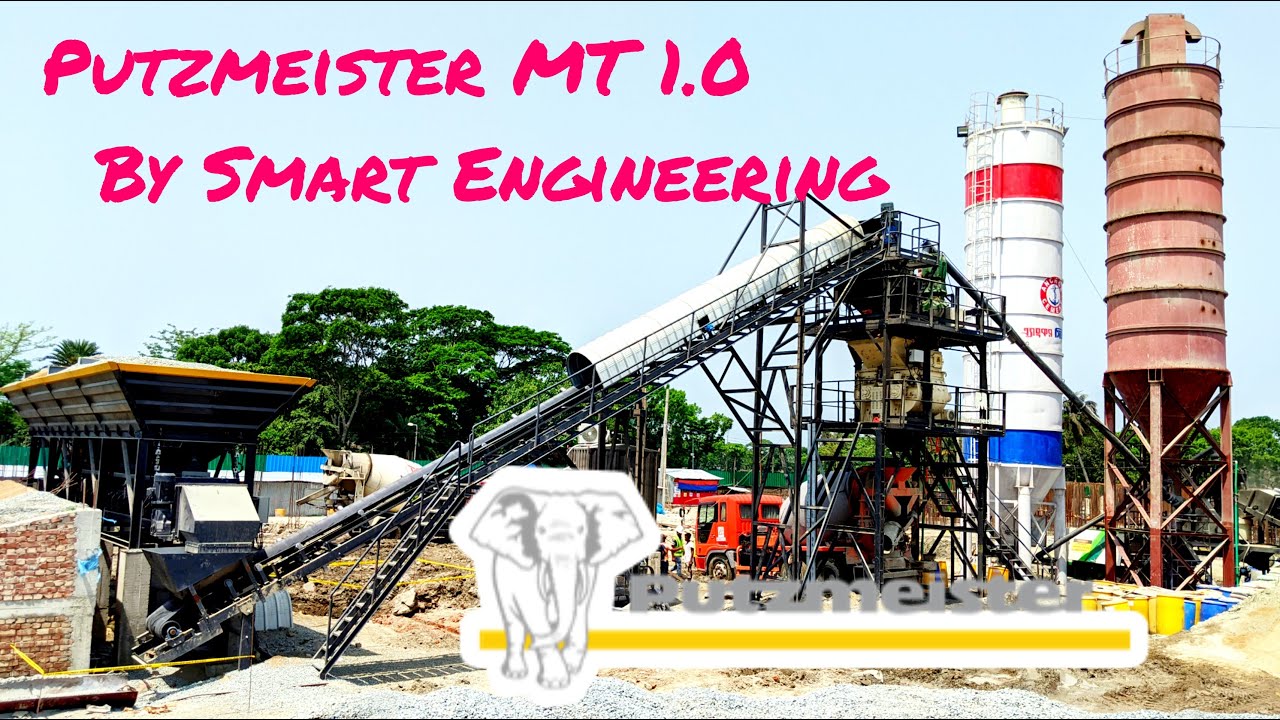 Putzmeister MT 1.0 || Full machine || Barishal Silo Project || Confidence Infrastructure Ltd