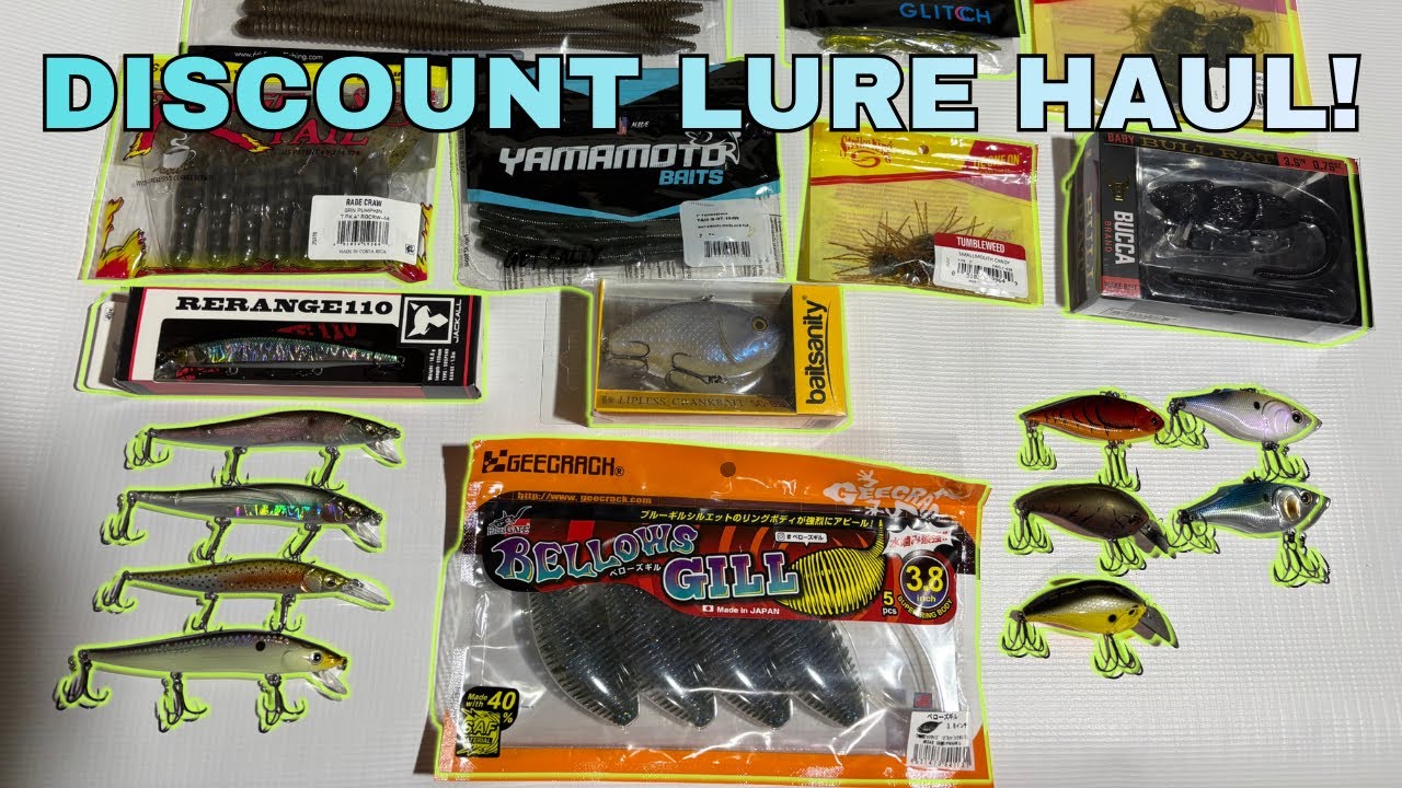 Every Lure I Bought This Off-Season + How I Got Them Cheap