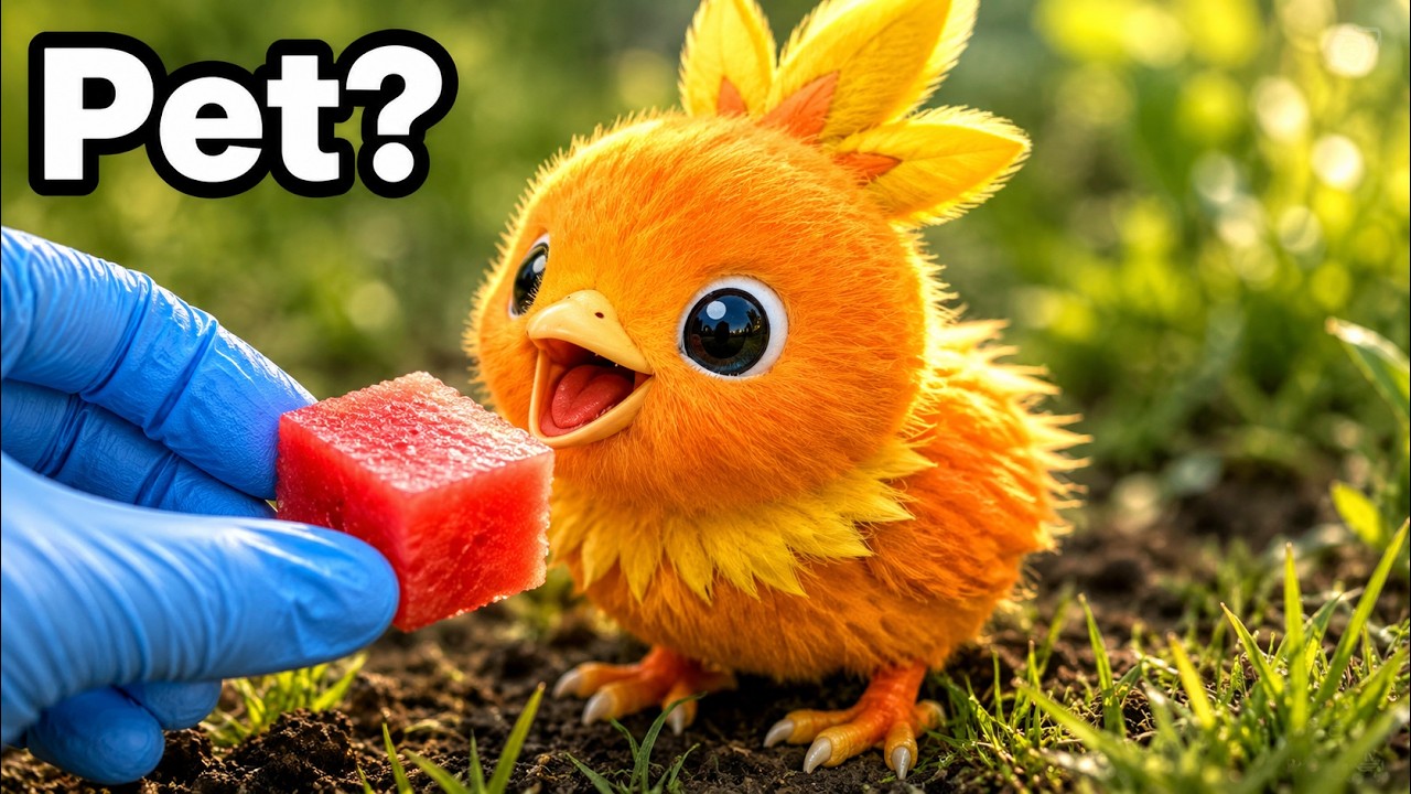 🔥 I Got a Pet Torchic in Real Life… It Evolved Into Blaziken