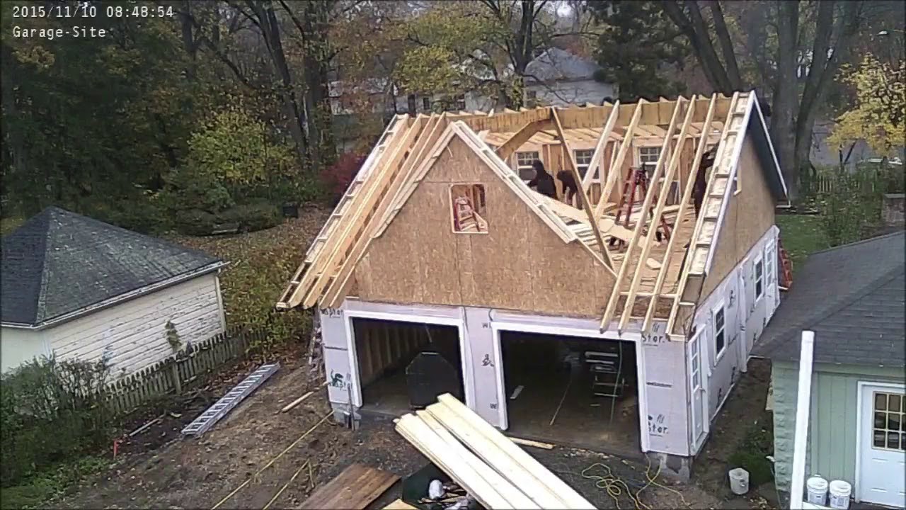 Building a Custom Amish Garage