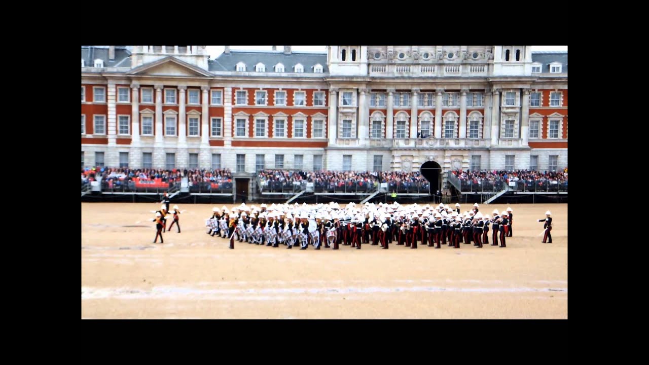 Massed Bands of H.M. Royal Marines Beating Retreat 2012 part 2