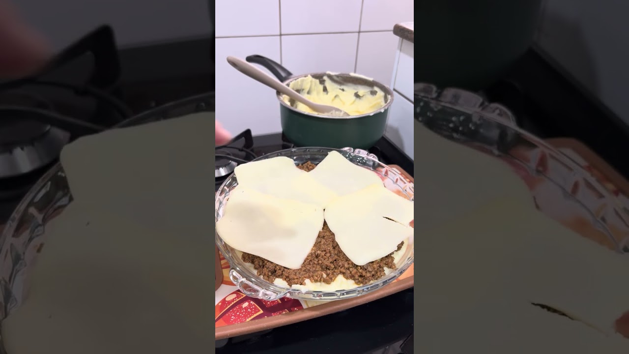 Escondidinho de batata com carne moída