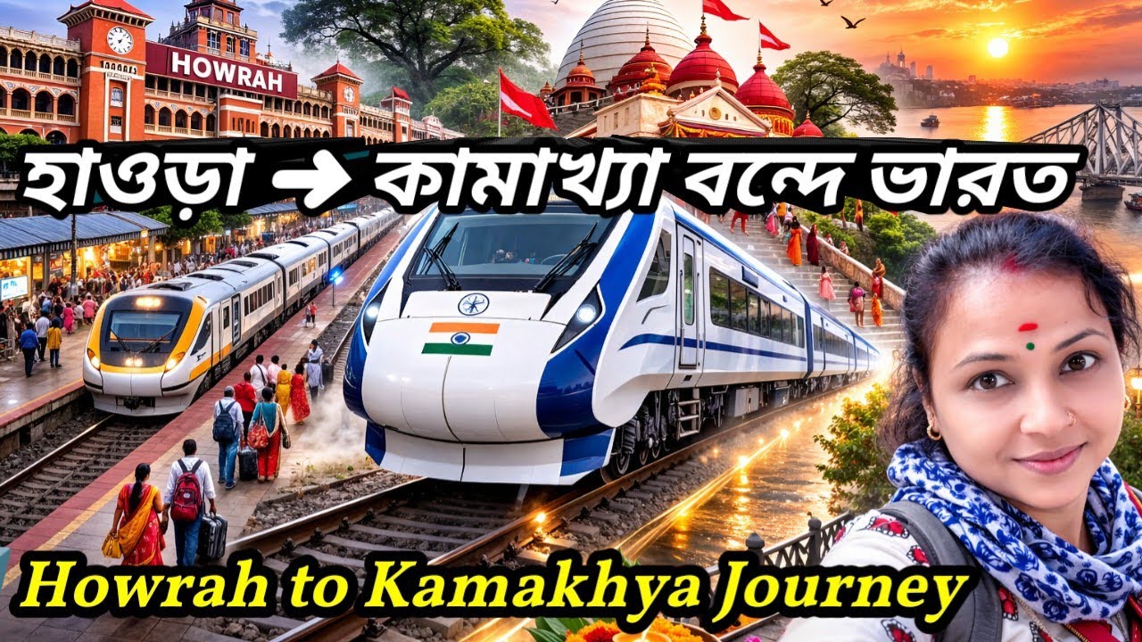 Howrah থেকে Kamakhya পর্যন্ত Vande Bharat Express এর সম্পূর্ণ ট্রেন জার্নি এই ভিডিওতে দেখানো হয়েছে।