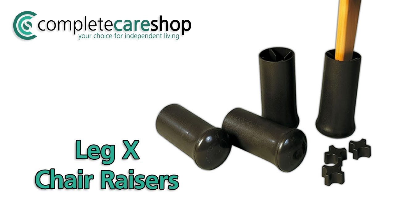 Leg X Chair Raisers - Ideal For Raising Chairs With Straight Legs