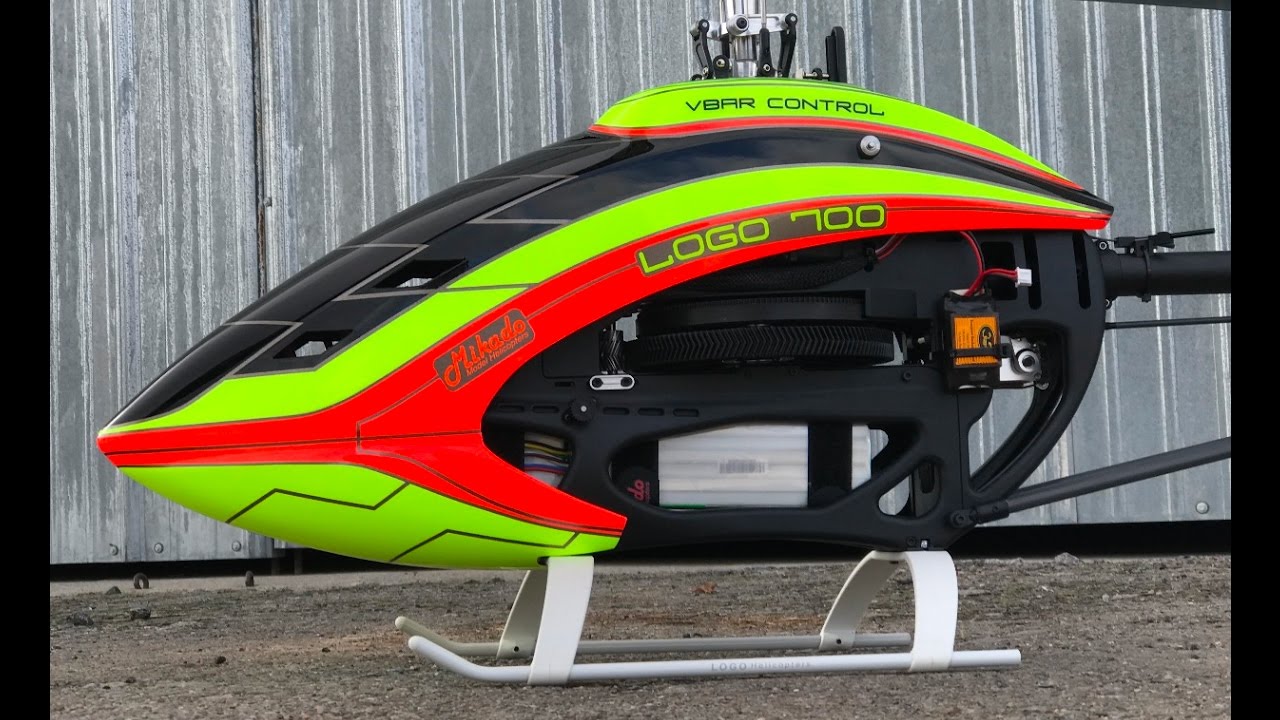 Mikado Logo 700 Maiden Flight - Headspeed 1800rpm