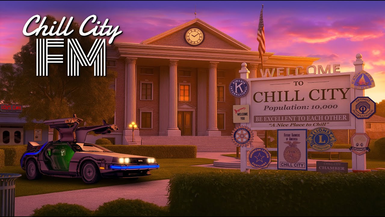 🕰️ Welcome to Chill Valley | Back To The Future 80s Nostalgia | Retro Synthwave & Retrowave Vibes
