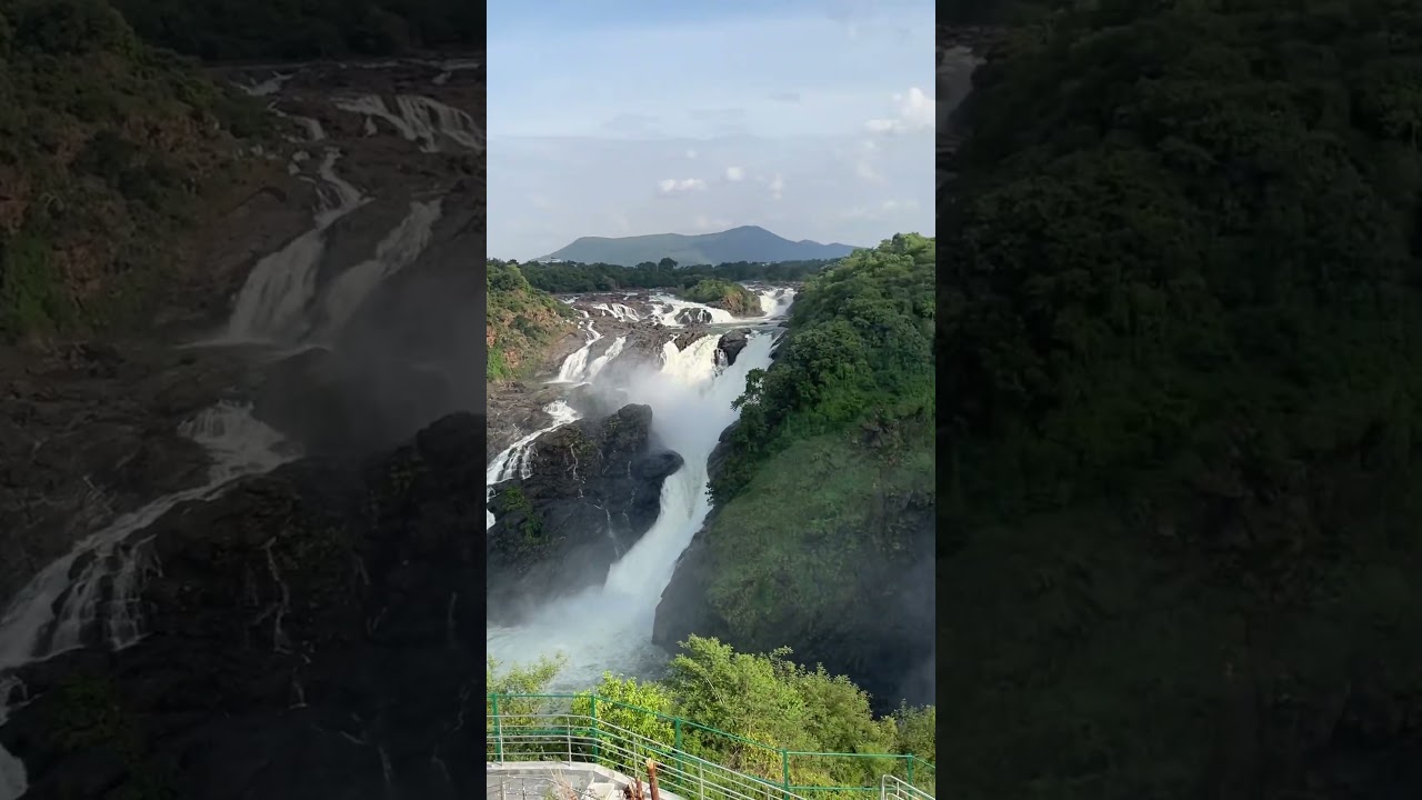 Shivasamudram Waterfalls, Karnataka #barachukki #gaganachukki #waterfalls #karnataka