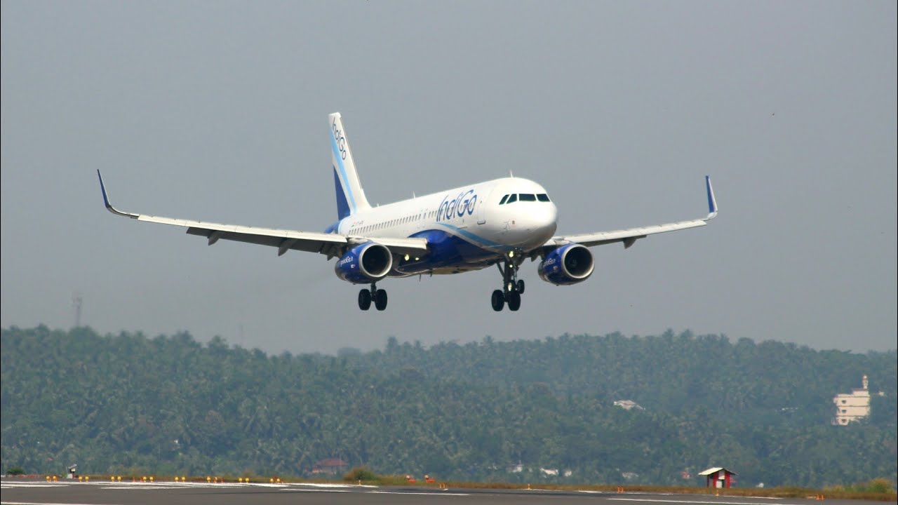 Indigo Airlines [6E89] Landing At Calicut Int'l Airport