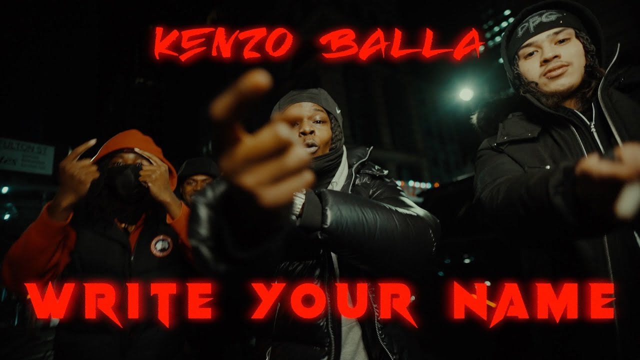 Kenzo Balla - Write Your Name (Official Video)(ShotBy@AFFILIATEDFILMS)