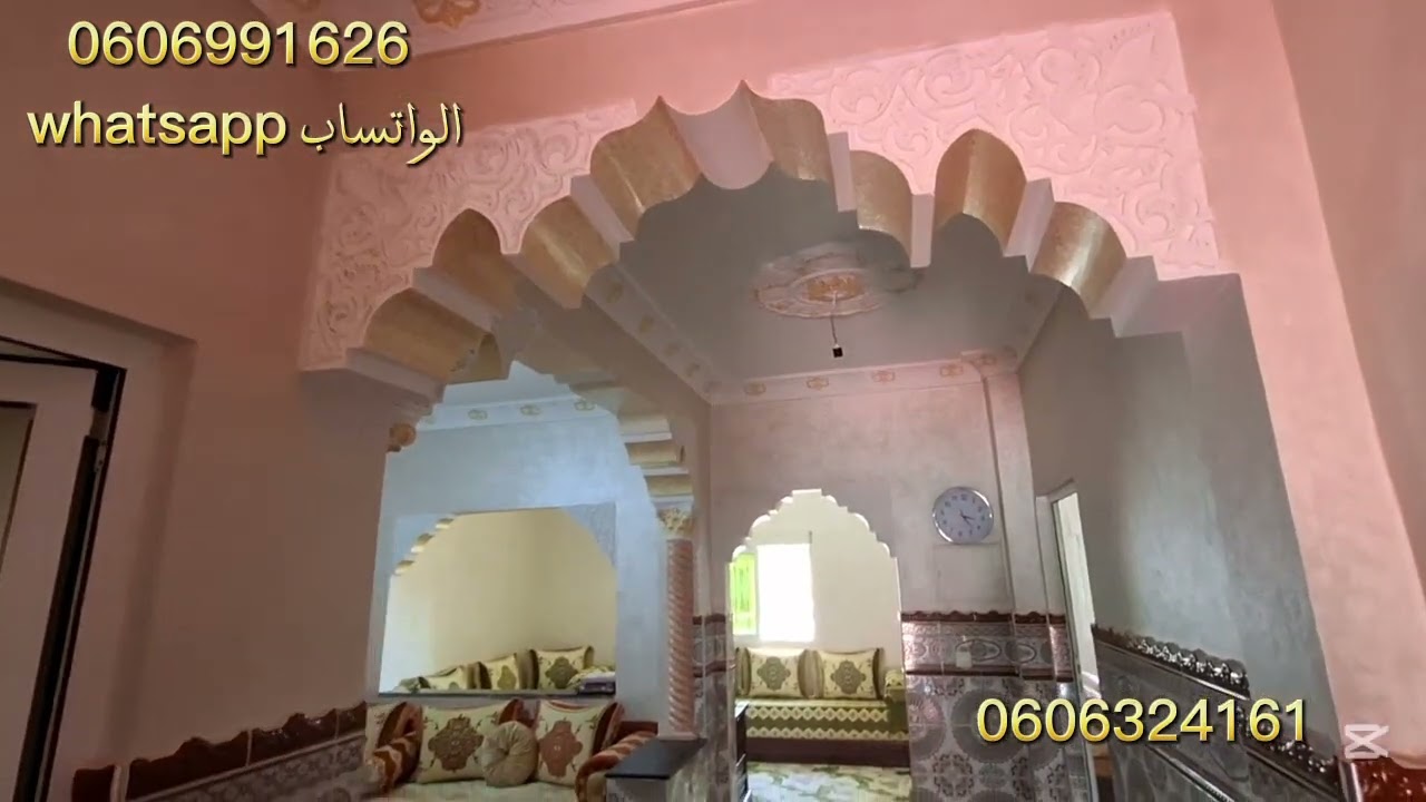  أرض 345متر ملكية مبنية 140 متر ولباقي غريسة فيها الأشجار واصلا الماء الضوء نواحي القصر الصغيرحسانة 
