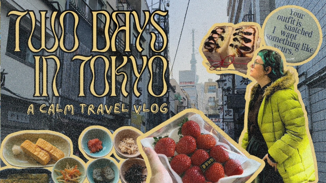 (๑˘︶˘๑) relaxing japan travel vlog: arriving in tokyo!