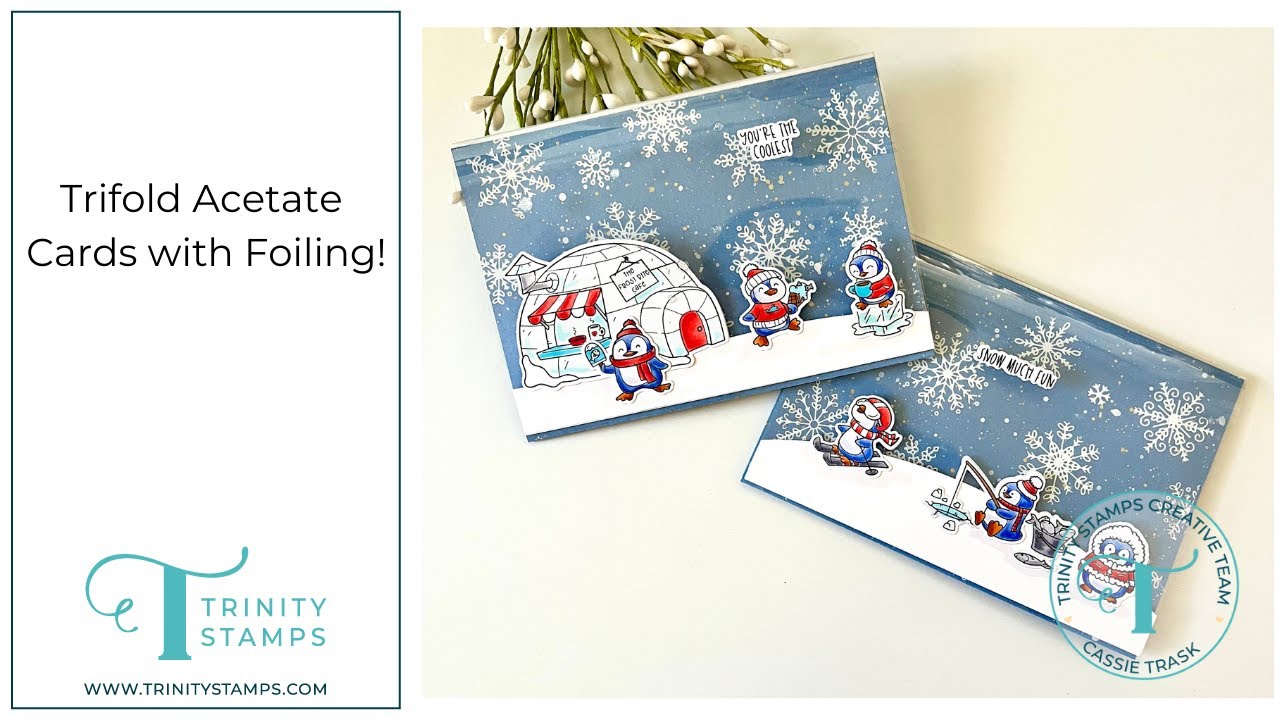 A Foiled Trifold Card with Cassie Trask