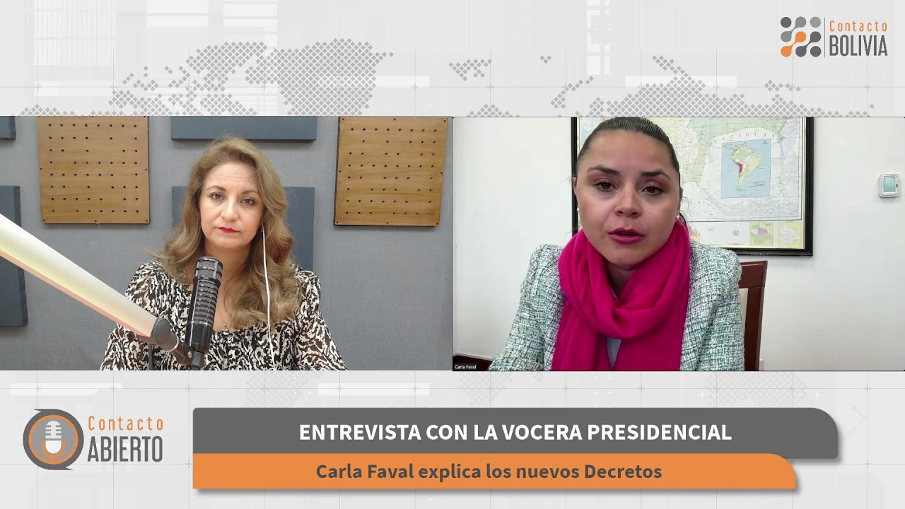 #EnVivo Entrevista con la vocera presidencial, Carla Faval.