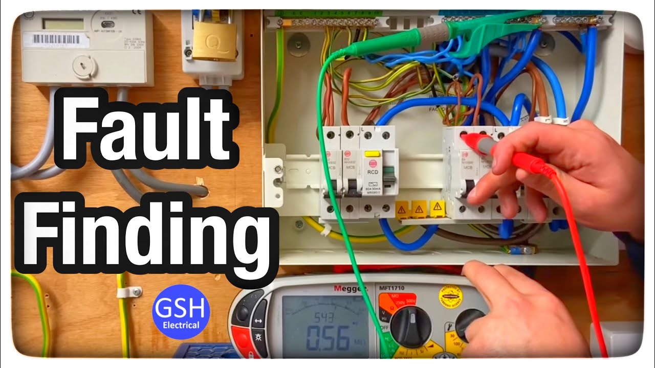 Fault Finding Testing for Insulation Resistance. Low Reading Insulation Resistance Fault