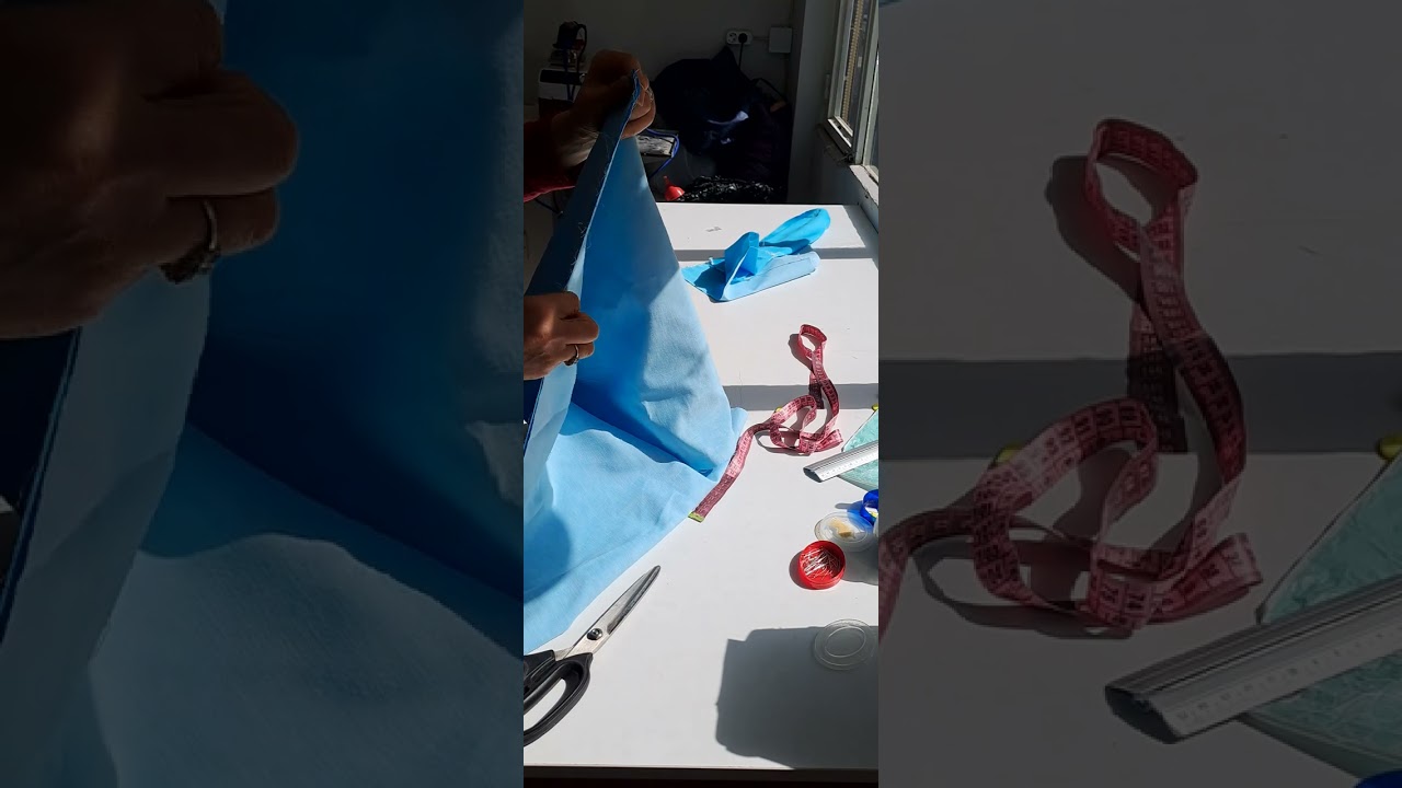 Yastık dikiyoruz. (50,70 cm standart ölçülerde)
