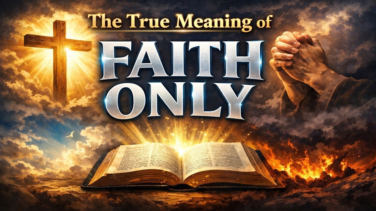 The true meaning of faith only // Apostle Michael Thomas