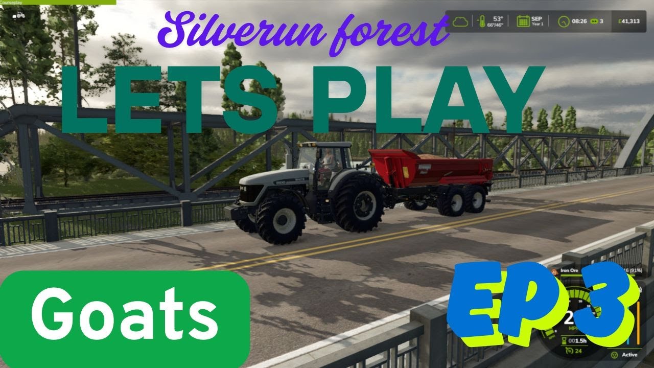Silverun forest ep 3 goats -- FS25