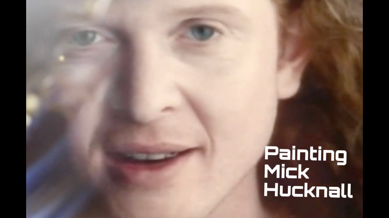 Painting Mick Hucknall (simply Red)