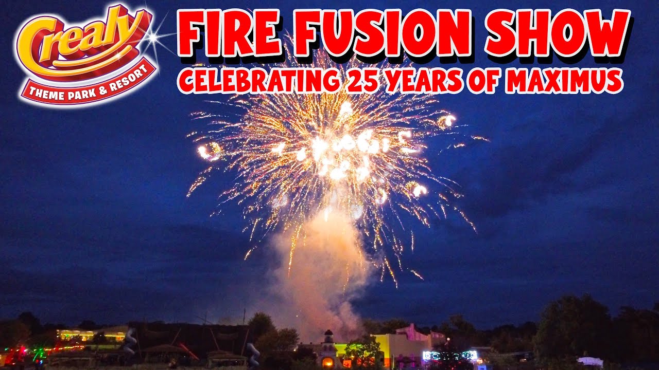 Celebrating 25 Years of Maximus with Fire Fusion at Crealy Theme Park (Sep 2025) [4K]