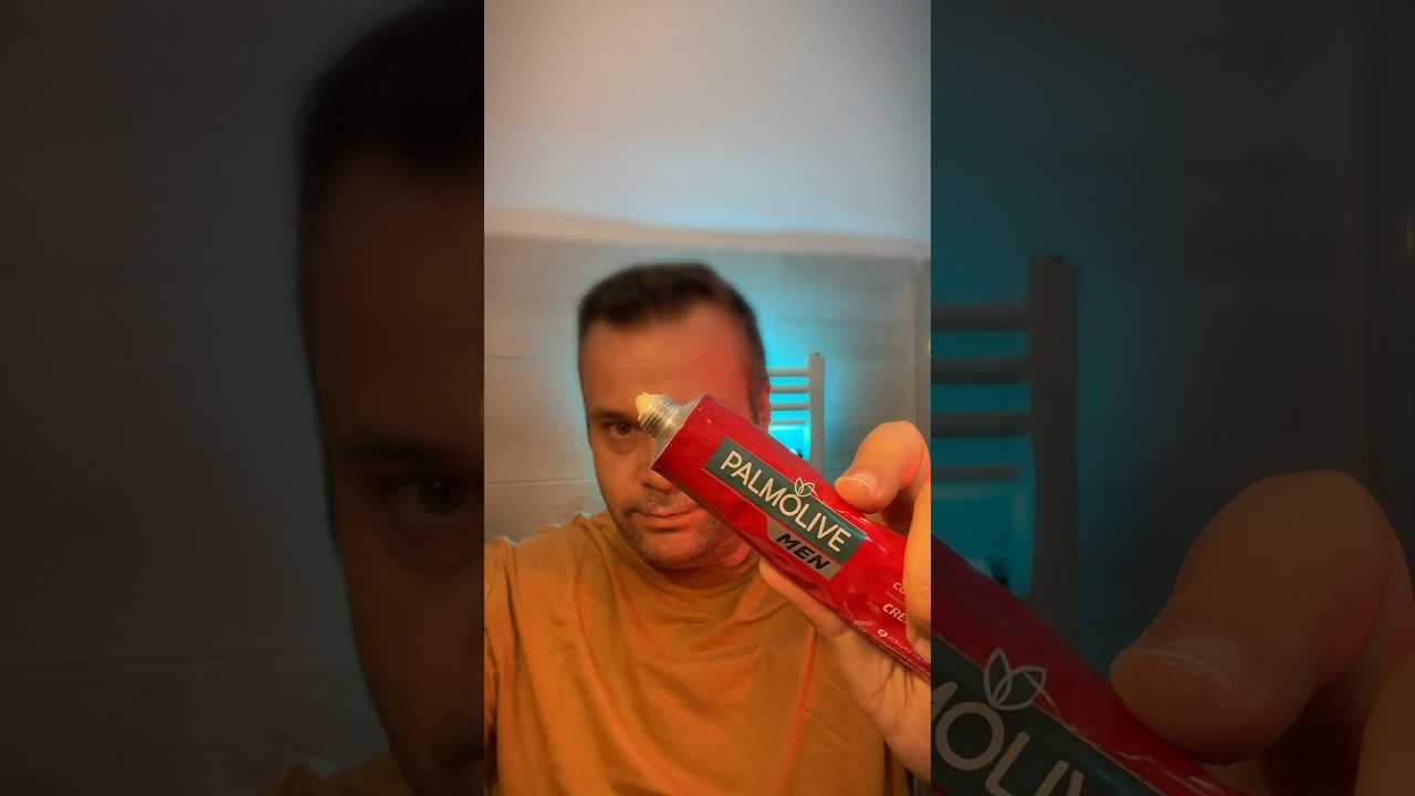 Crema da barba Palmolive | Montaggio in viso #rasaturatradizionale