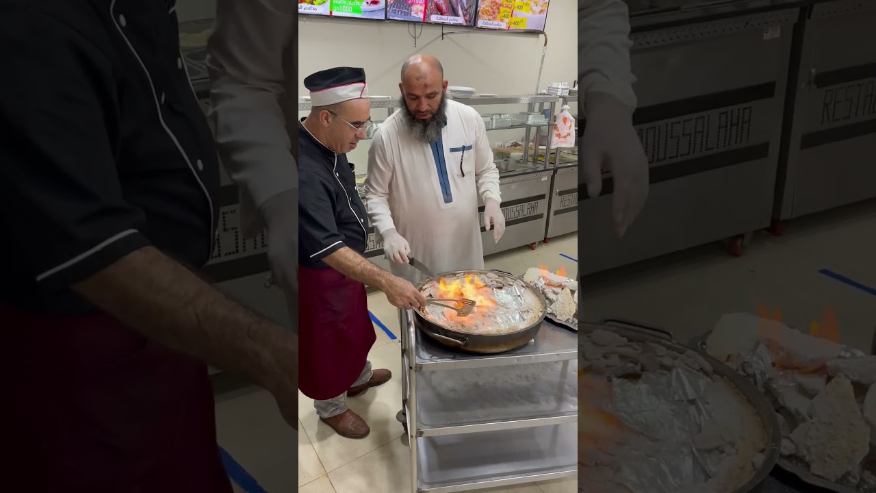 الاكل التركي في مطعم المصالحة بالشلف