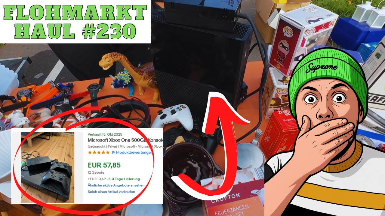 Echt günstige Konsole geschossen 💰 Flohmarkt gönnt EXTREM! mit @Jonsman