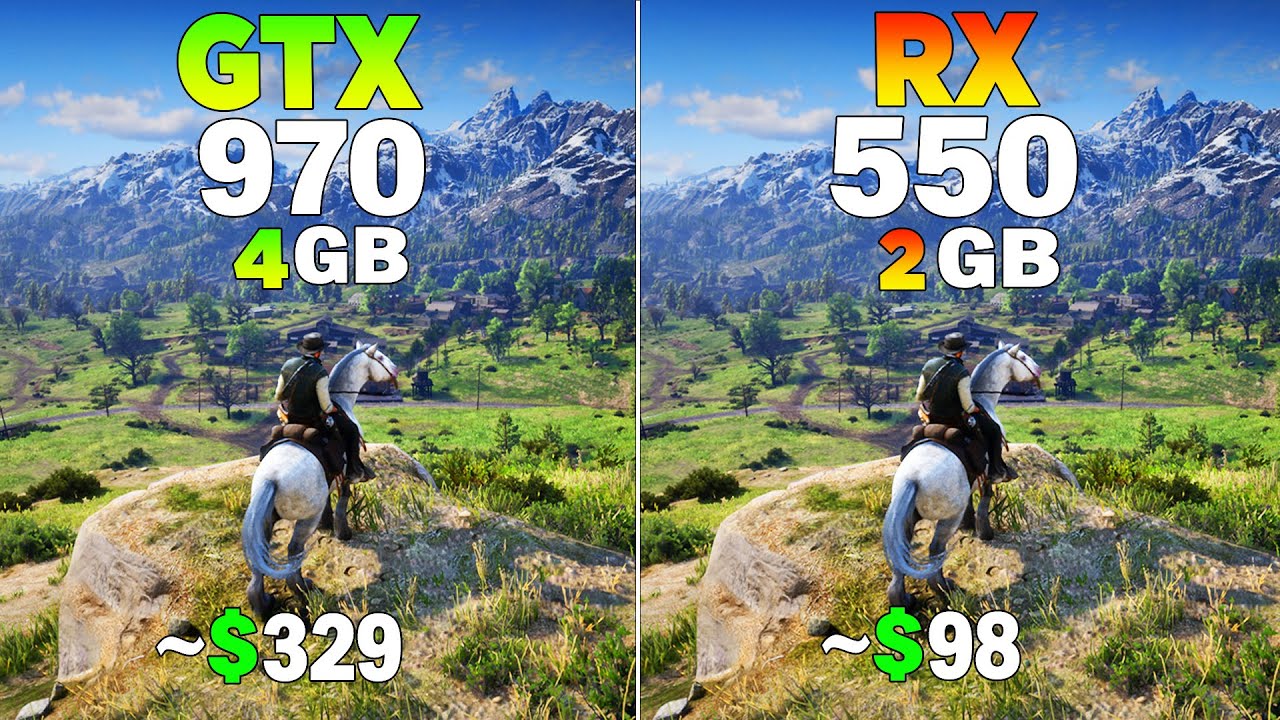 GTX 970 Vs RX 550 - Test in 12 Games